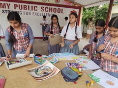 Drawing & Painting Competition 
Theme :- NDA & its contribution to nation