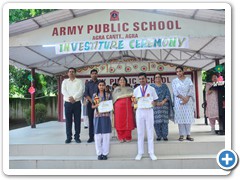 Science Internship at GLA University. 
1.Miss Meghna 2nd prize winner in Essay Writing 
2. Master Arya Patel winner in co-curricular activity.